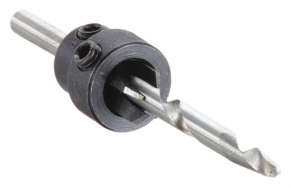 DRILL BIT COUNTERSINK, TAPER SHANK, 60 °  COUNTERSINK ANGLE, 7/32 IN DRILL BIT SIZE