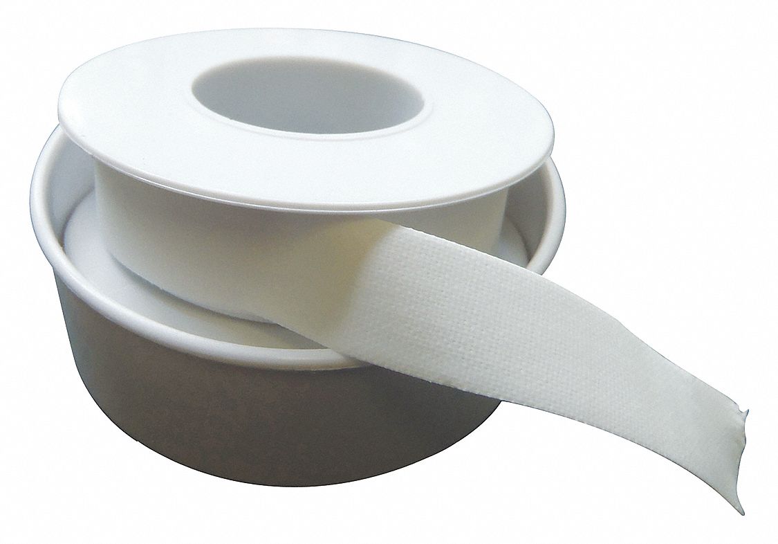 36JG45 - Adhesive Tape White 1/2 in W x 5 yd. L