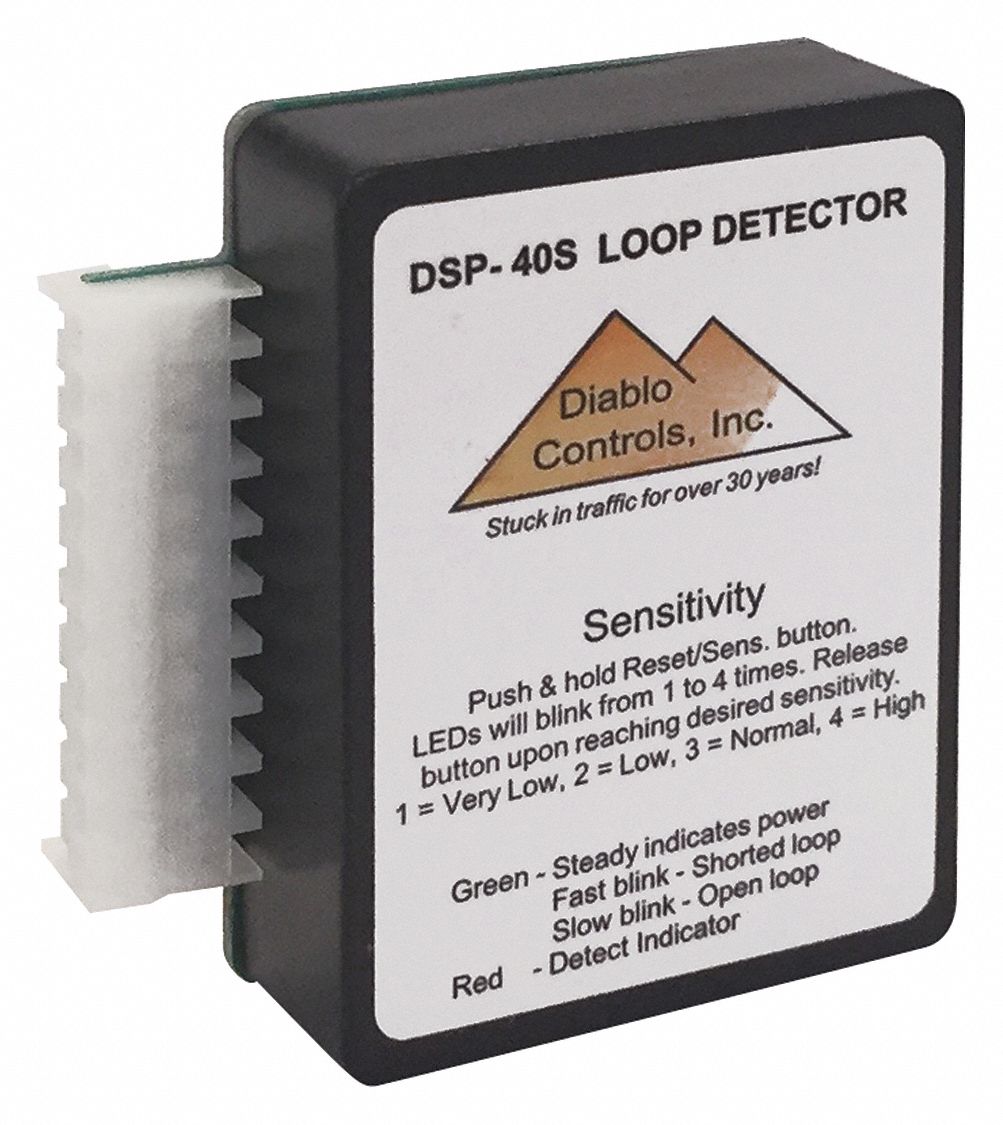 Plug And Play Solar Diablo Controls DSP-7LP Microdetector For Safety Loop Detectors 10-30VAC Or VCD Per Control - Foto 3