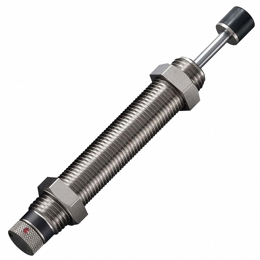 Shock Absorber: 107 mm Ext Lg, 8.9 N Force