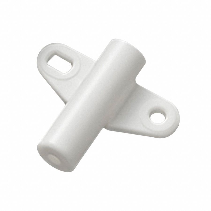 Gas Spring Bracket: Polyacetal, 12.7 mm Overall Ht, 44.45 mm Overall Wd
