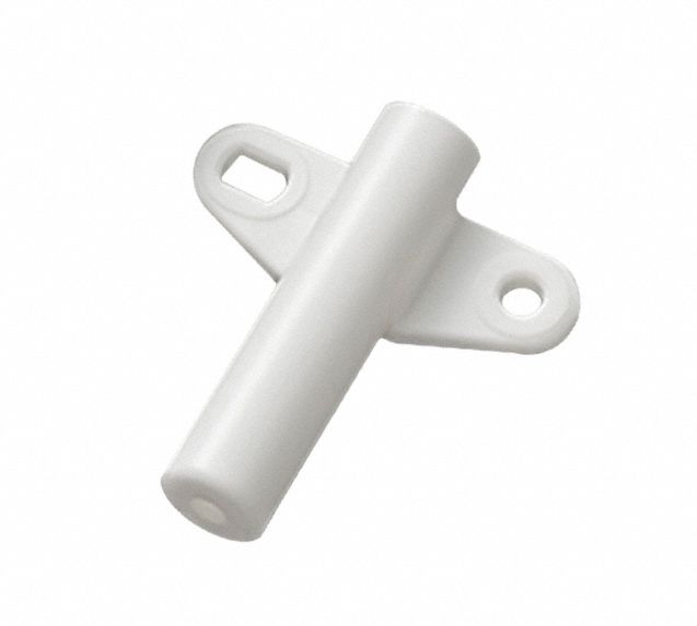Gas Spring Bracket: Polyacetal, 12.7 mm Overall Ht, 44.45 mm Overall Wd