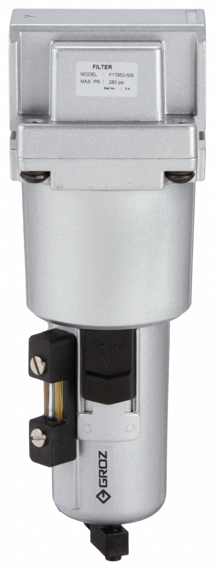 GROZ, Particulate, 1 in NPT, Compressed Air Filter 36JN54F17953MS