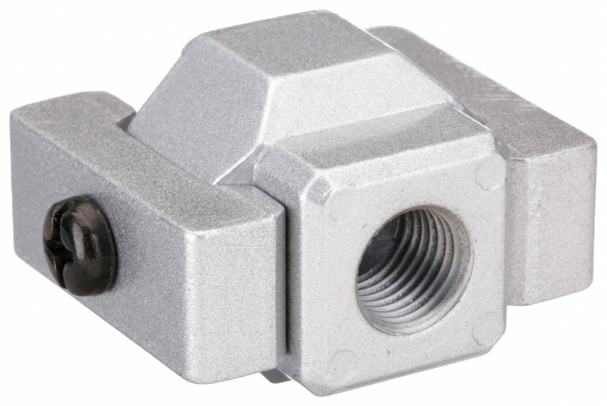 Pipe Adapter: 1/4 in NPT, Aluminum, Piping Adapter Series, A2P16