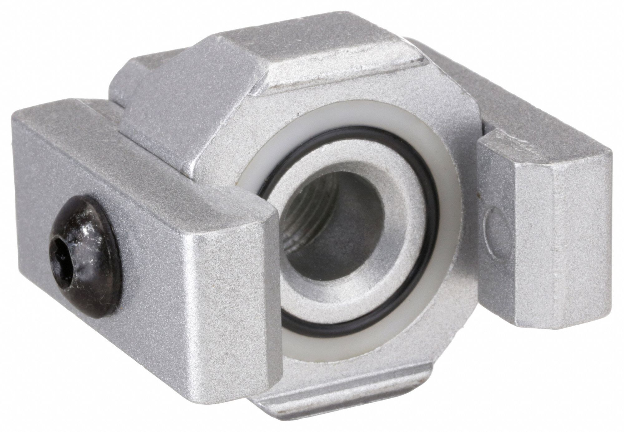 Pipe Adapter: 1/2 in NPT, Aluminum, Piping Adapter Series, A2P06