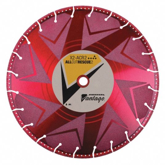 DIAMOND VANTAGE Diamond Saw Blade, 12" Blade Dia. 36JP121214BEDUX2
