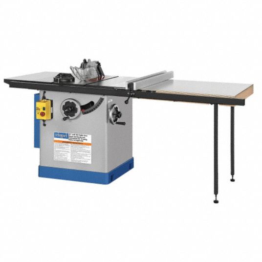 SCHEPPACH Table Saw, 12 in Blade Dia., 5/8 in and 1 in Arbor