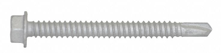 The Project Center 41886 12-14 by 1-1/2 Hex Washer Head Self Drilling Screw The Hillman Group 