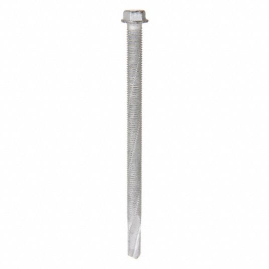 12 Size, 4 in Lg, Self Drilling Screw - 36K158