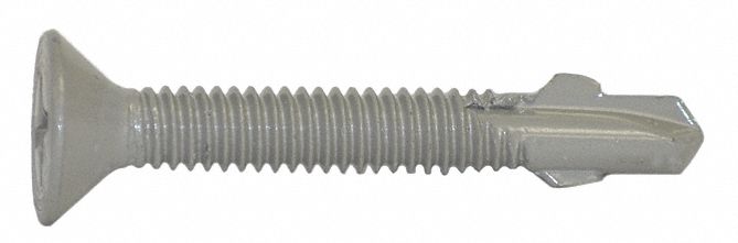 Drill Screw Flat #12 Clima 1 5/8 L PK250