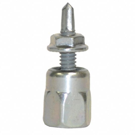 Vertical Rod Hanger for Steel, 1/4"20 Screw Size, 1/213 Rod Size