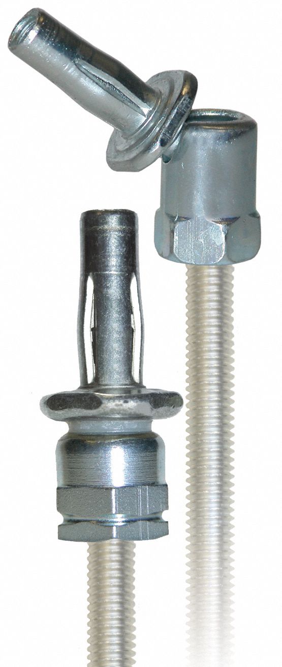 SAMMYS Vertical Rod Hanger for Steel, 3/816 Rod Size, Zinc Climaseal