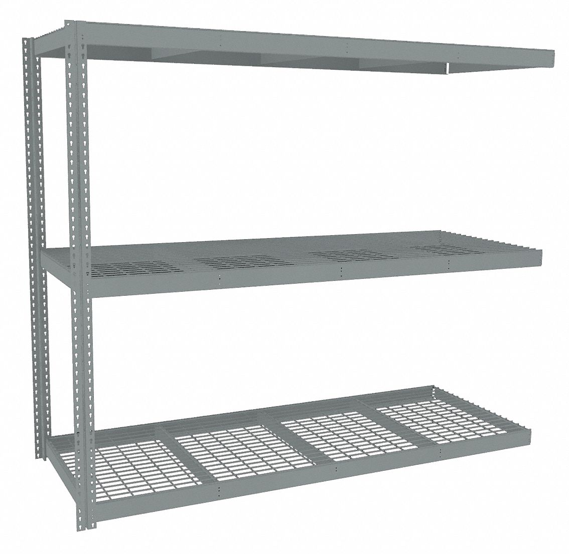 Tennsco Boltless Shelving Add On Heavy Duty 96 In X 36 In 84 In Overall Ht 3 Shelves Steel 2095