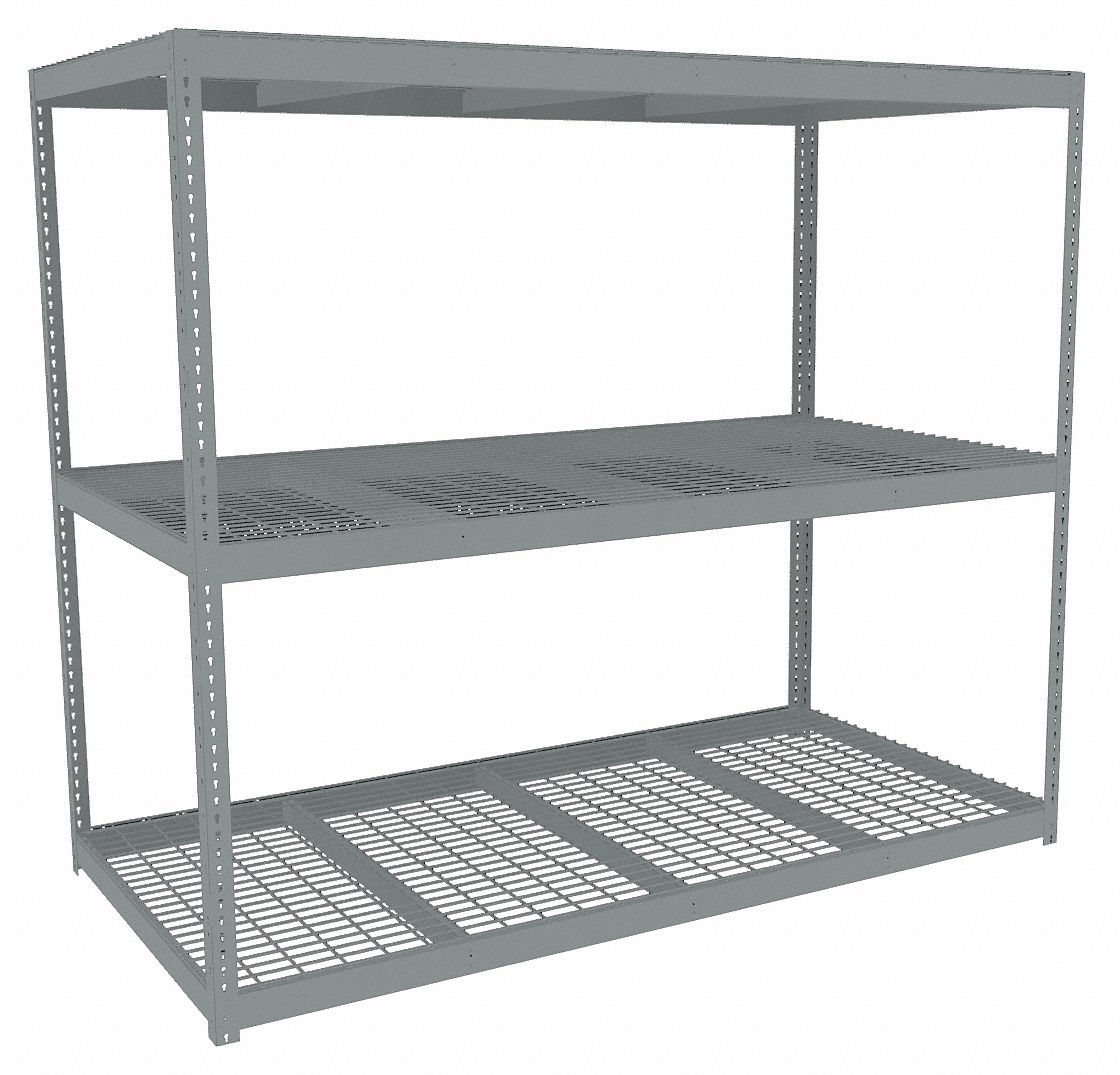 TENNSCO, Starter, HeavyDuty, Boltless Shelving 36K362ZLC79648S3W