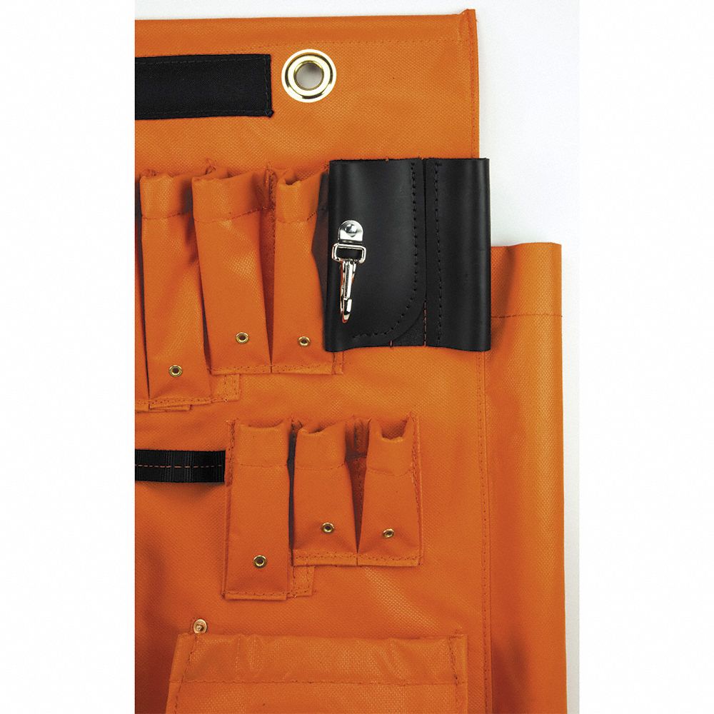 KLEIN TOOLS Tool Apron: Vinyl, Lineman, 18 Pockets - 36K970|51829M ...