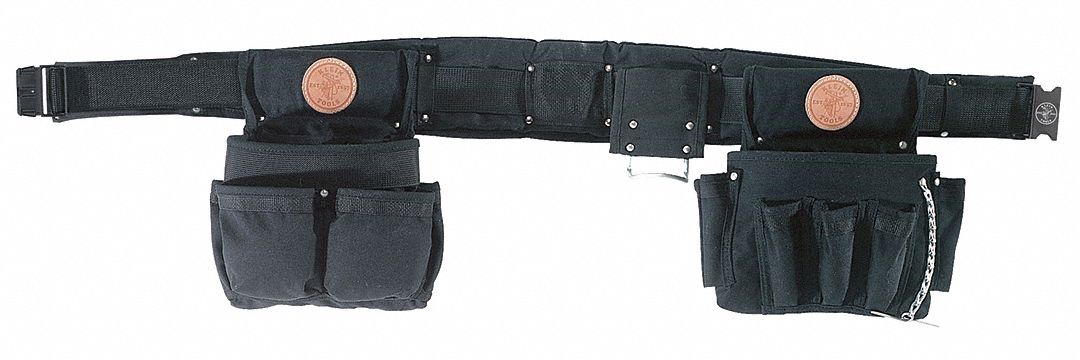 Tool Belt: 36 in to 40 in Waist Size, Pockets 27, Padded