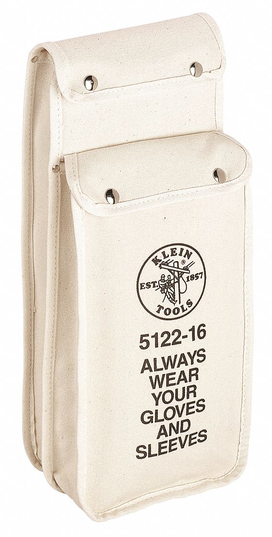 White Tool Pouch Canvas