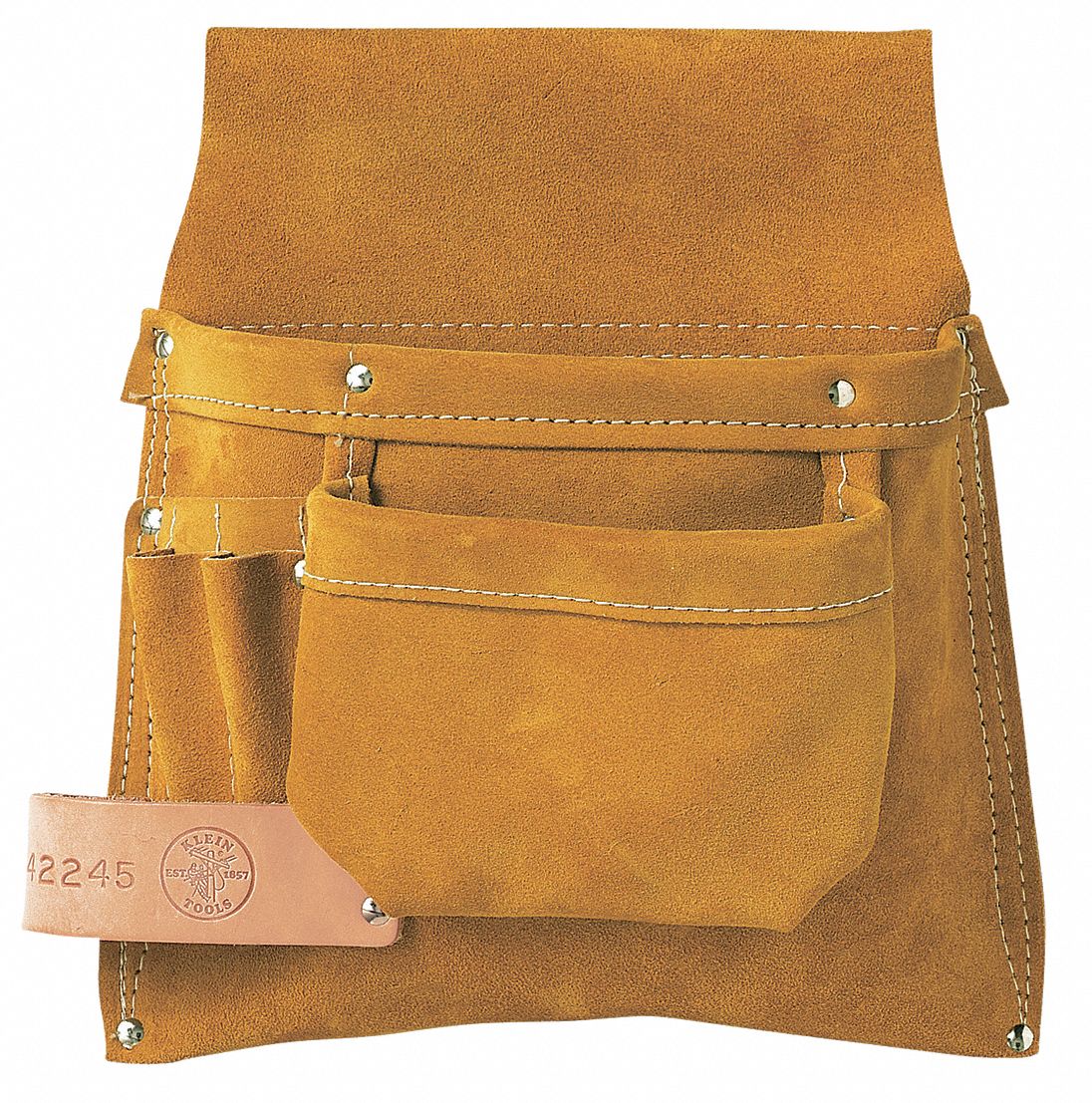 KLEIN TOOLS, 4 Pockets, Compatible with Hammer/Nails/Screws KLEIN TOOLS, 4 Pockets, Compatible with Hammer/Nails/Screws