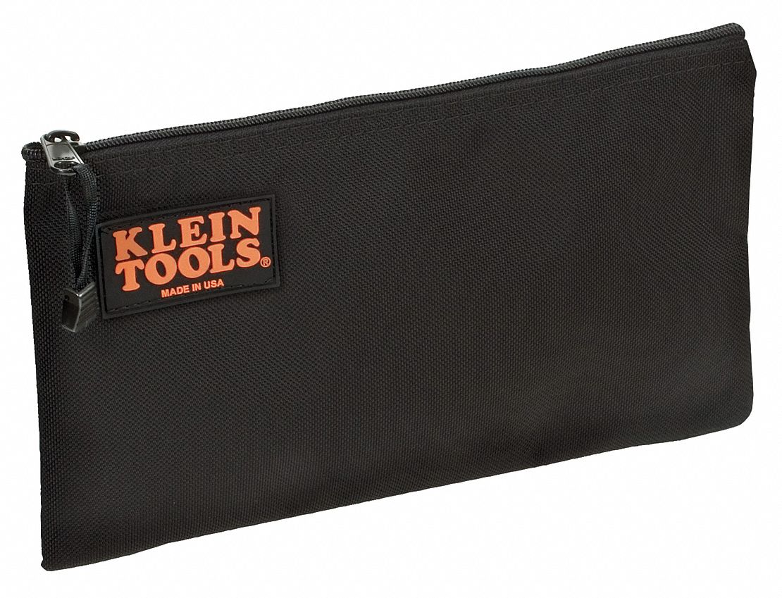 TOOL BAG,1 POCKET,12-1/2INX1INX7IN,BLACK