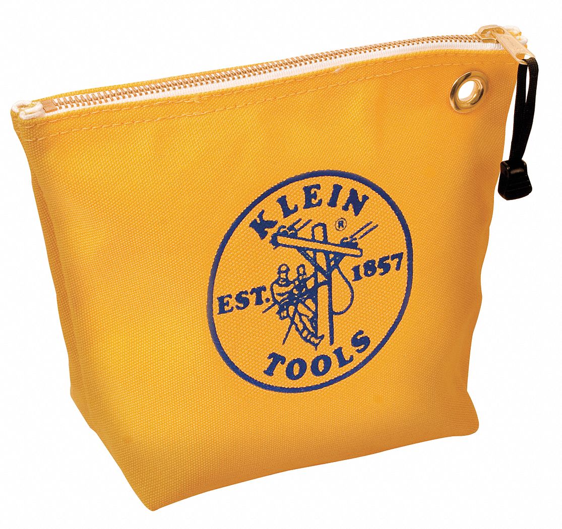 SAC OUTILS,1 PCHE,10POX3-1/2POX8PO,JAUNE