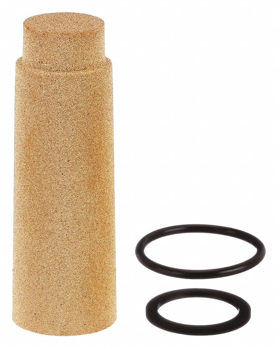 Hydraulic Filter Element: 3, 000 psi Max. Pressure, 4.94 in Overall Ht, Bronze