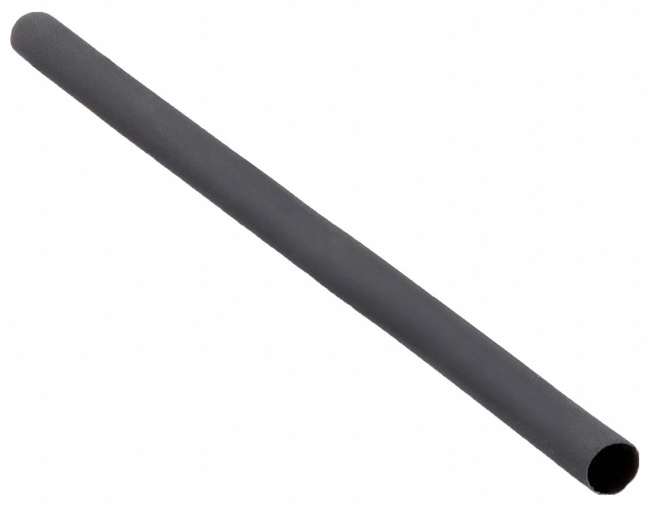 Heat Shrink Tubing: 0.13 in I.D. Before Shrinking, 0.06 in I.D. After Shrinking, 6 in Lg, 10 PK