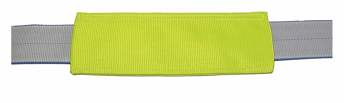WEAR PAD, CHAIN SLINGS/ROUND SLINGS/WEB SLINGS/WIRE ROPE SLINGS, NYLON, YELLOW