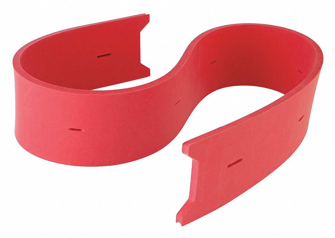 Squeegee Blade, 53 3/4 in W, Red