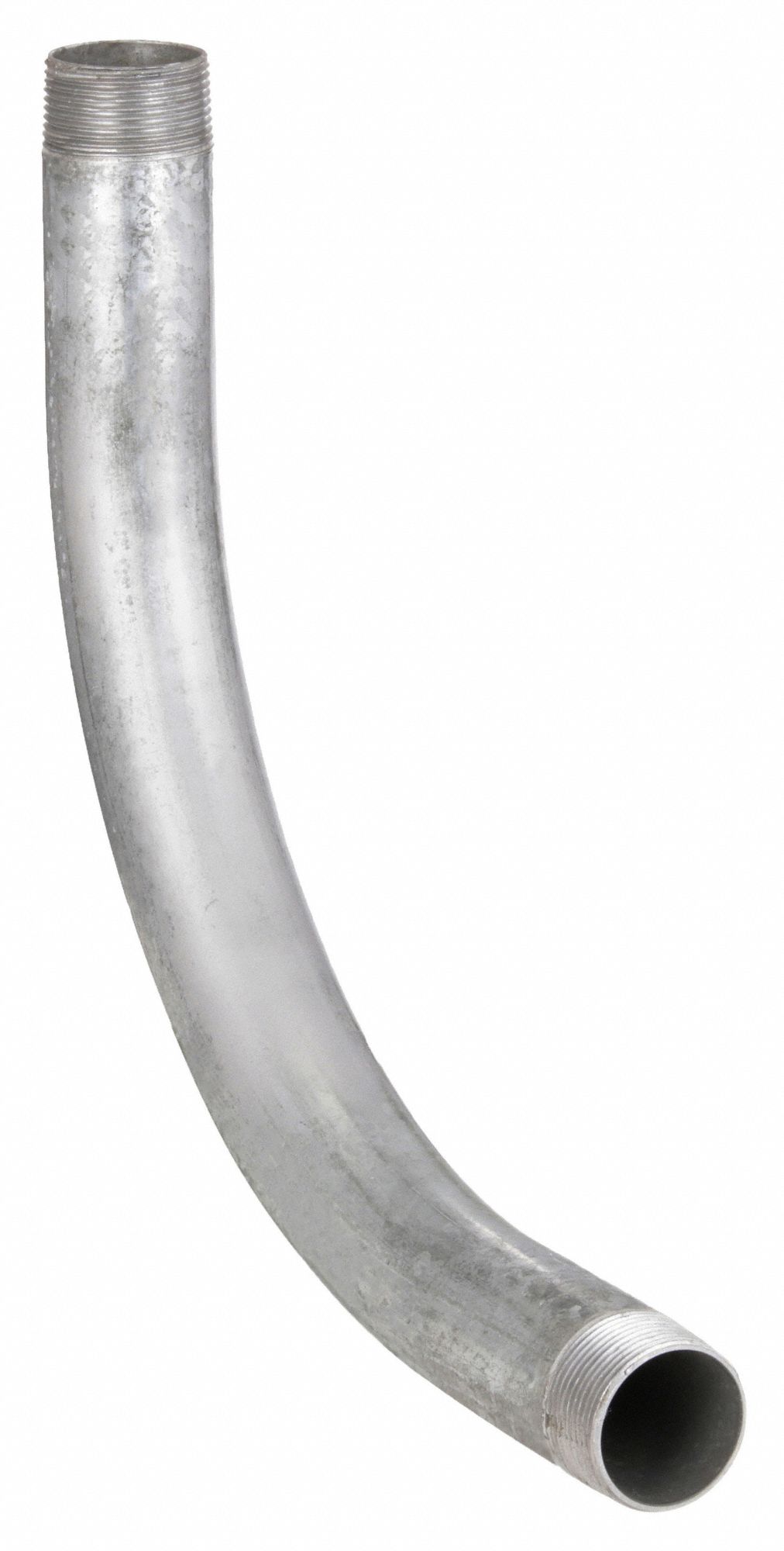 Elbow, 90 Degrees: 90°, 1 1/2 in Trade Size, 304 Stainless Steel, Polished, 20 in Overall Lg