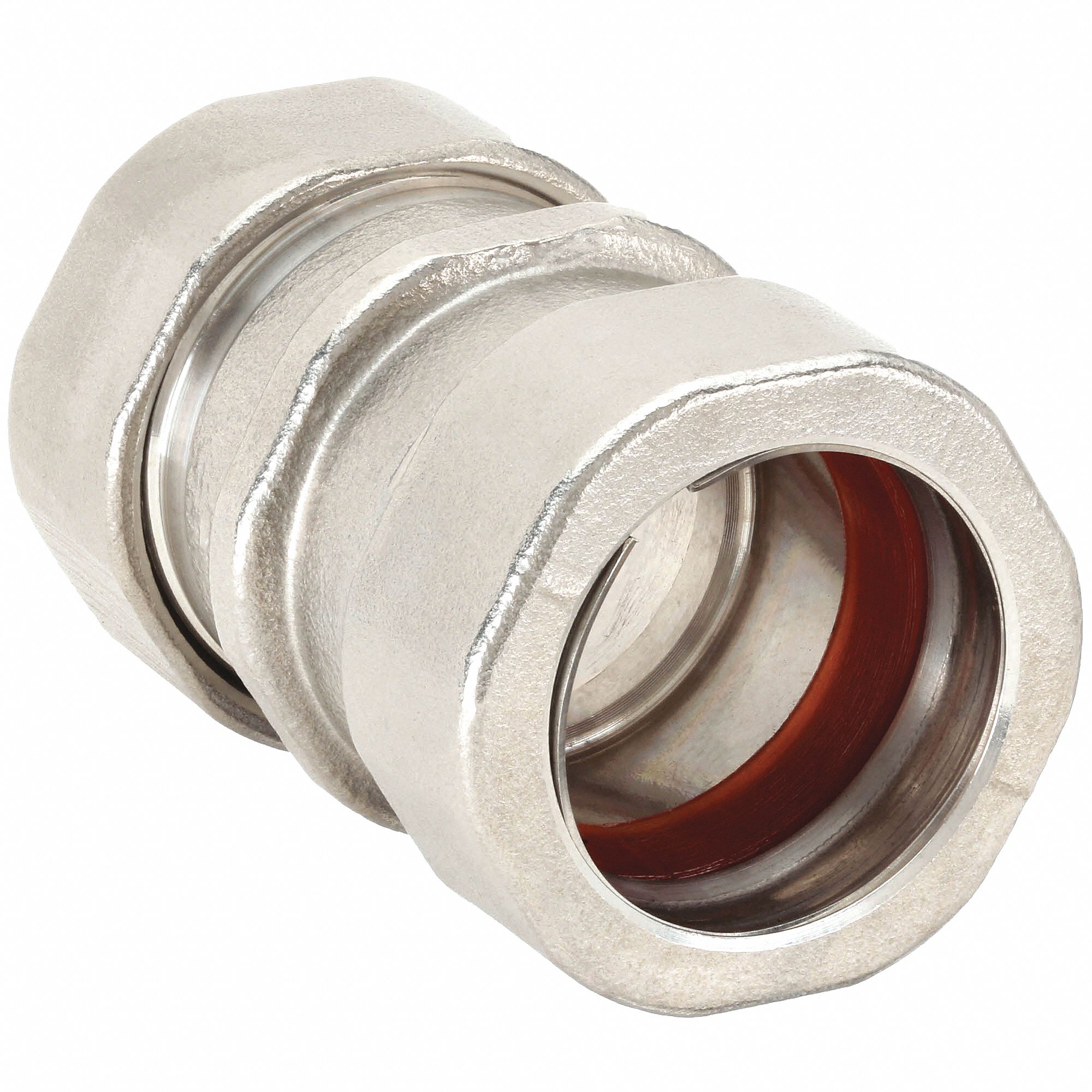 COMPRESSION CONDUIT COUPLING, 316 STAINLESS STEEL, ¾ IN TRADE SIZE, 2 3/32 IN OVERALL L