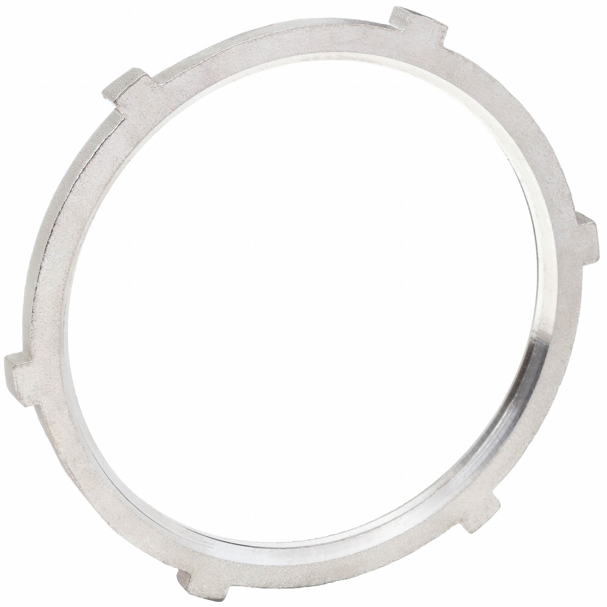 LOCKNUT FOR THREADED RMC/IMC, 1½ IN TRADE SIZE, 316 STAINLESS STEEL, POLISHED, IMC/RMC