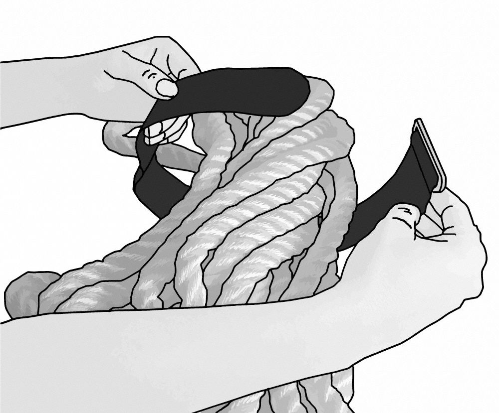 FASTENATION Cinch Strap No Adhesive, 8 in, 1 in Wd, Black, 10 PK