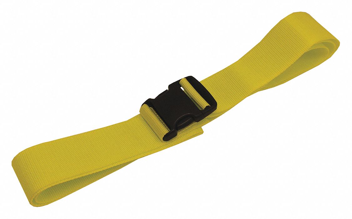 Strap, Yellow, 9' L, PK100