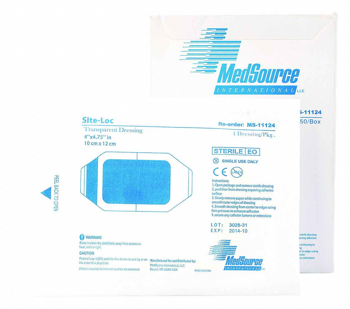 IV Dressing 3 15/16 L White PK50