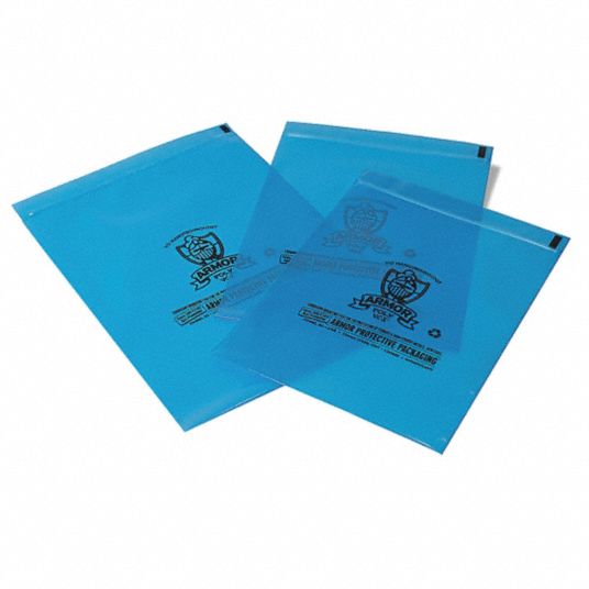 ARMOR POLY Reclosable Poly Bag, Zip Seal, Low Density Polyethylene