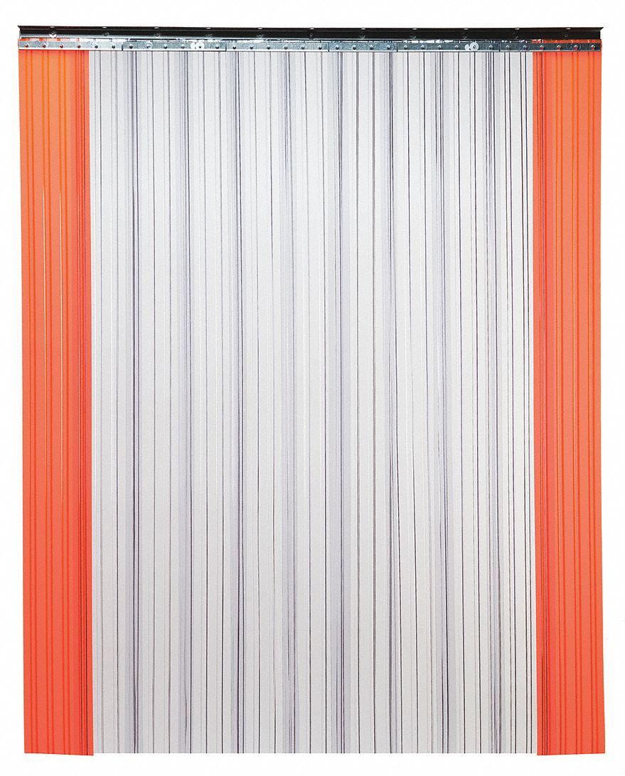 INDUSTRIAL STRIP DOOR,RIBBED,8FTHX8FTW