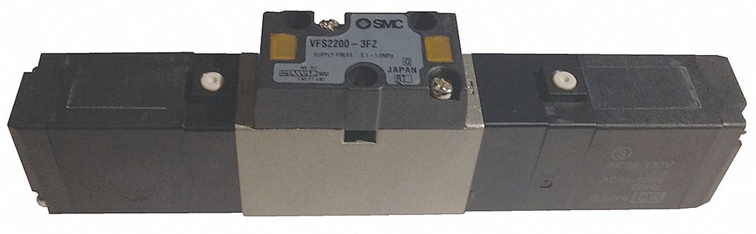 Solenoid Air Control Valve: Five-Way / Two-Position, VFS2000, 110V AC, Non-Locking, Double Solenoid
