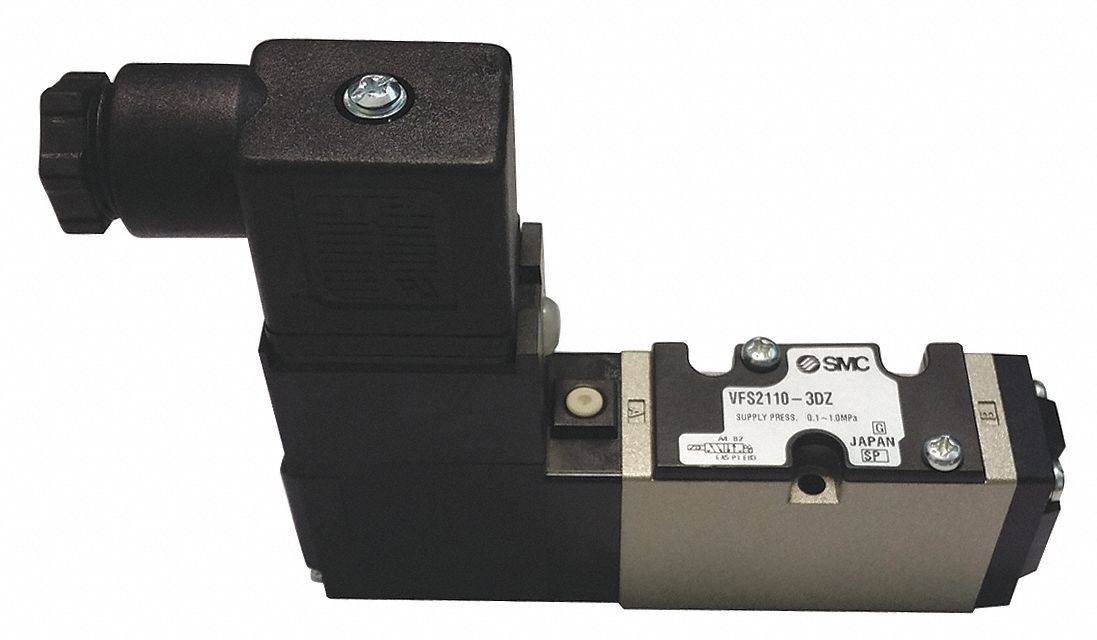 Solenoid Air Control Valve: Five-Way / Two-Position, VFS2000, 110V AC, Non-Locking, Single Solenoid