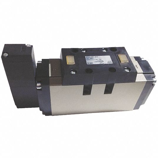 SMC Solenoid Air Control Valve 110V AC, Solenoid / Spring, 103.6 cfm