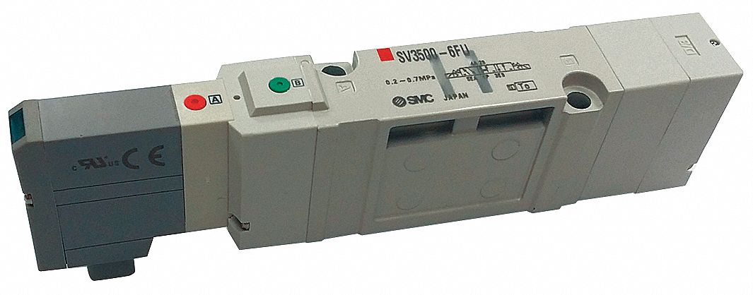 Solenoid Air Con Valve,  Five-Way,  72 psi