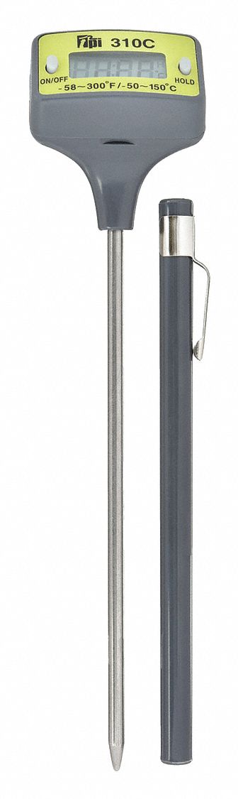 Digital Thermometer: -58°F to 300°F /-50°C to 150°C, ±2°F/1°C, 0.1°F /1°C