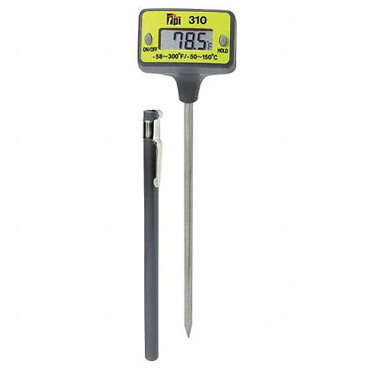 Digital Pocket Thermometer: Side Reading T-Handle Style Pocket Thermometer