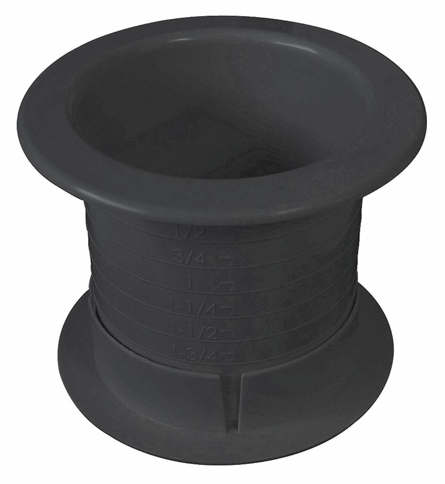 DUAL SIDED GROMMET,BLK,2.5IN