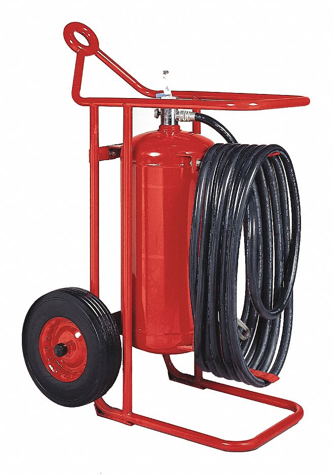 Wheeled Fire Extinguisher ABC Red
