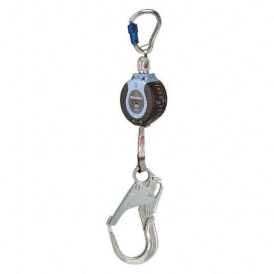 FallTech 82706SG5 6' DuraTech Personal SRL with Aluminum Rebar Hook, Includes Aluminum Dorsal Connecting Carabiner