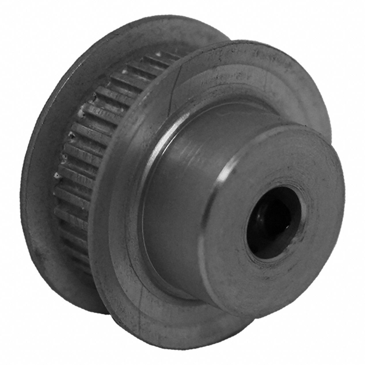 Timing Pulley: Trapezoidal, Fixed, MXL For Belt Trade Size, For 1/4 in Belt Wd