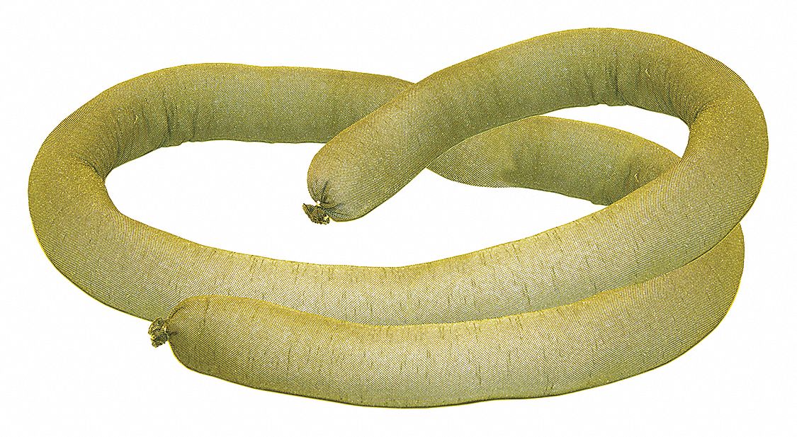 Absorbent Sock, Universal, 10 ft. L, PK4