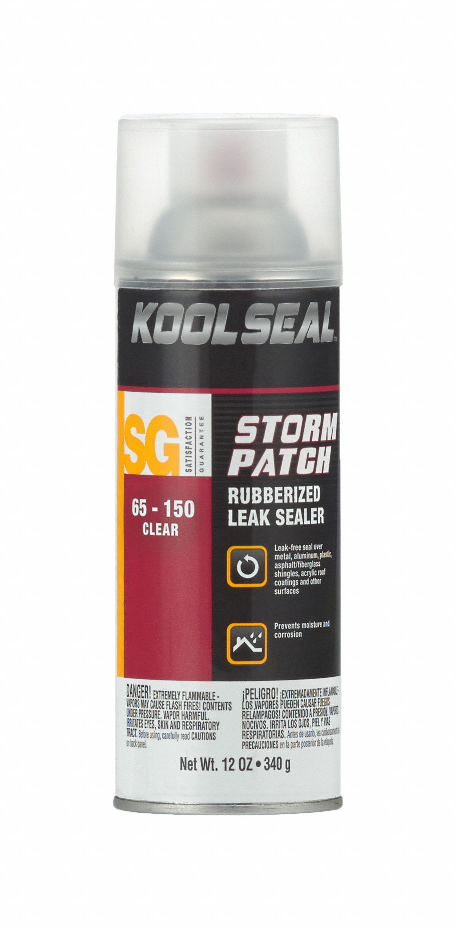 Leak Sealer: Solvent, Clear, 12 oz Container
