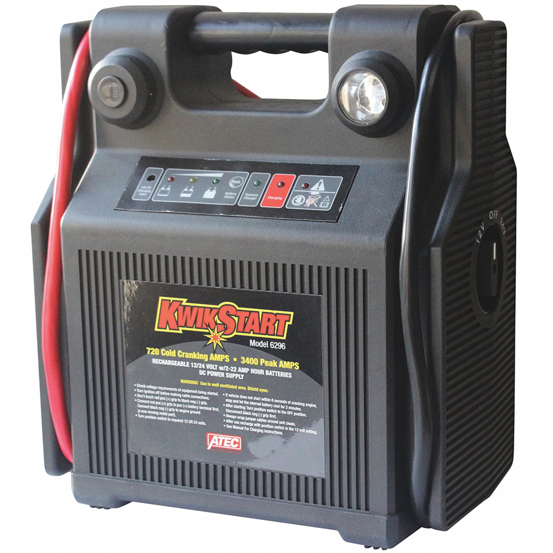 36MW25 - Jump Starter 12/24V 720A Max Voltage 500