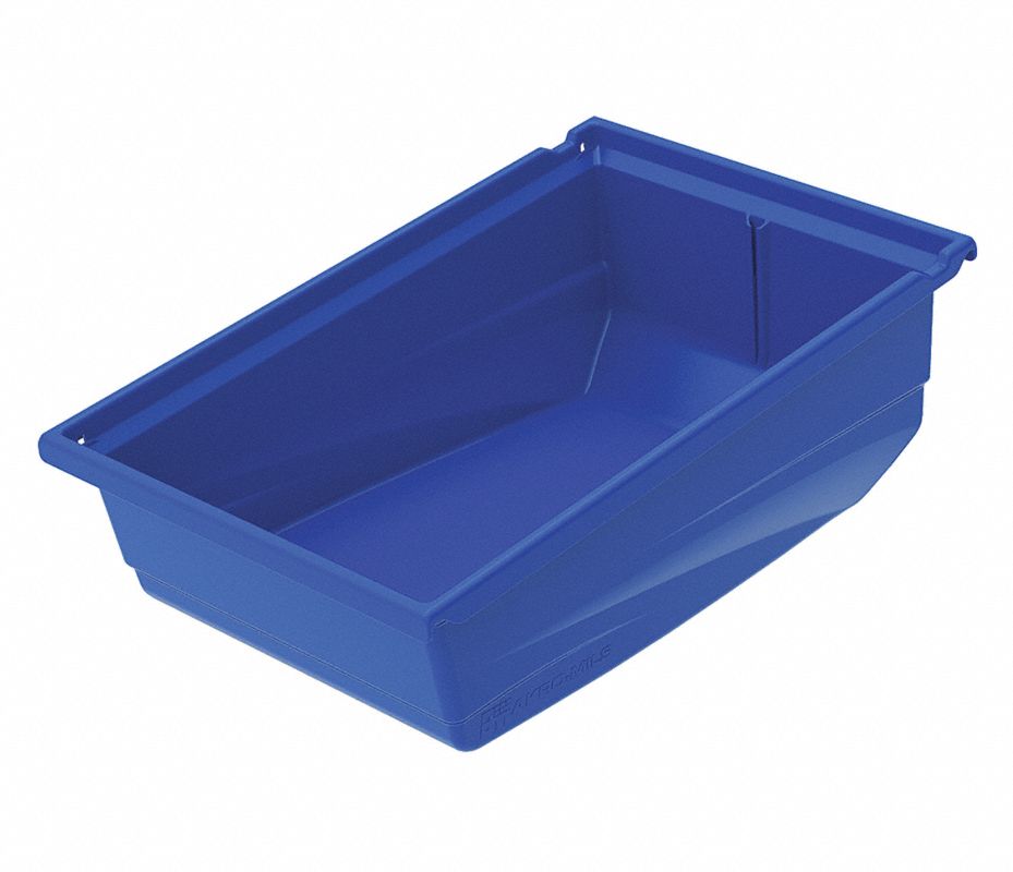 AKRO-MILS Gaveta Colgante Azul de Polímero Grado Industrial Capacidad lb. - Gavetas para Apilar y Colgar - 36MY12 | 36240BLUE - Grainger México